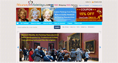 Desktop Screenshot of museumartpaintings.com